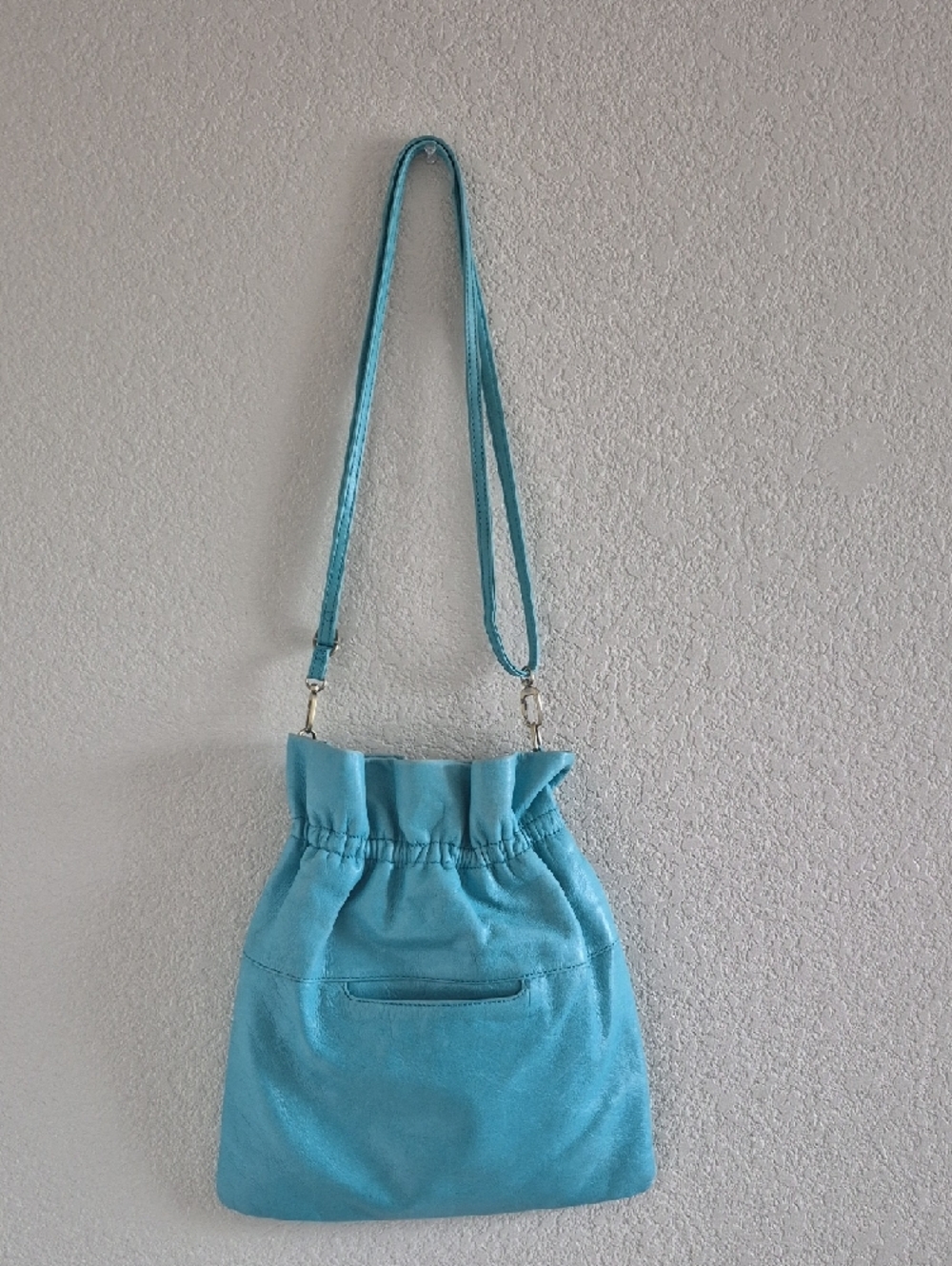 HOBO Turquoise Drawstring Shoulder Bag - Picture 3 of 8